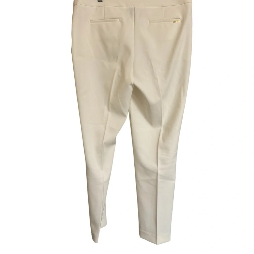 Anne Kline off-white/winter white/ dress slacks. Size 8 Ankle Length. - Picture 6 of 13